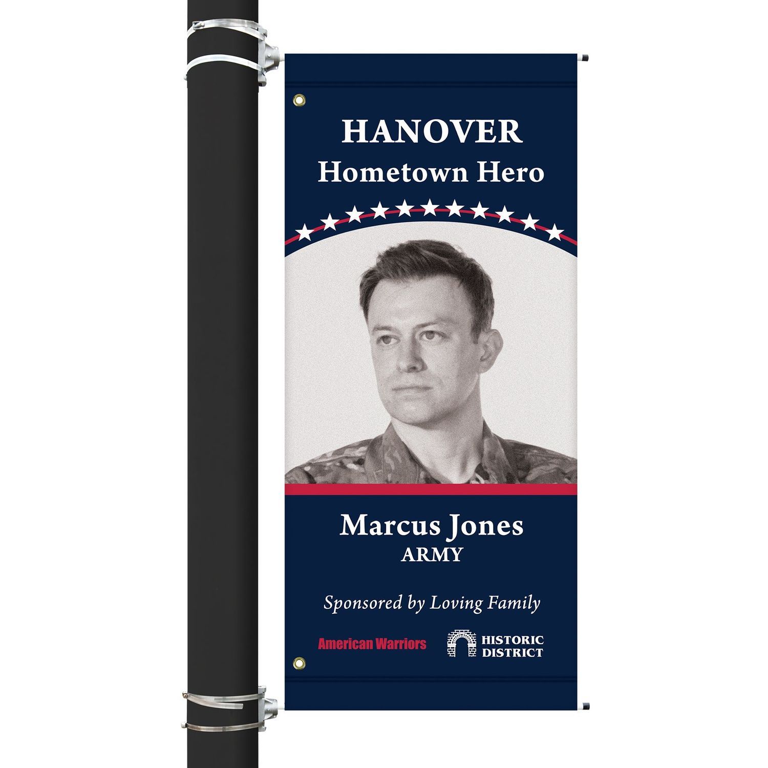 The Avenue Banner Custom Full Print Both Sides Vinyl With Grommets - 54" x  24"